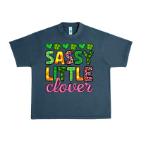 Midnight Navy sassy little clover st patrick s day Urban Heavy Tee - Artiststas