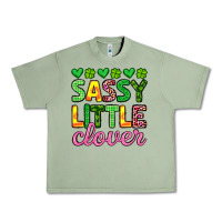 Oil Green sassy little clover st patrick s day Urban Heavy Tee - Artiststas