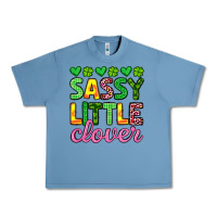 Pebble Blue sassy little clover st patrick s day Urban Heavy Tee - Artiststas