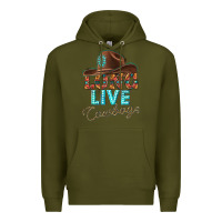 Army Green long live cowboys Premium Hoodie - texasbilliewilder