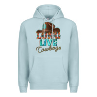 Blue Mist long live cowboys Premium Hoodie - texasbilliewilder