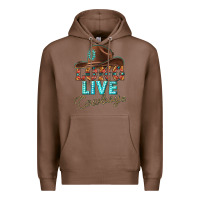 Chestnut long live cowboys Premium Hoodie - texasbilliewilder