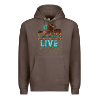 Coffee long live cowboys Premium Hoodie - texasbilliewilder