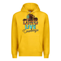 Lemon long live cowboys Premium Hoodie - texasbilliewilder