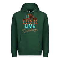 Sports Green long live cowboys Premium Hoodie - texasbilliewilder