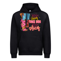 Black Good shoes take you to good places black fashion g Urban Hoodie - RanaPortraitStore