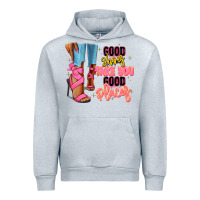 Heather Grey Good shoes take you to good places black fashion g Urban Hoodie - RanaPortraitStore