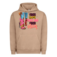 Pigment Burro Good shoes take you to good places black fashion g Urban Hoodie - RanaPortraitStore