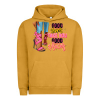 Pigment Peanut Butter Good shoes take you to good places black fashion g Urban Hoodie - RanaPortraitStore