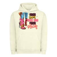 Pigment Pistachio Good shoes take you to good places black fashion g Urban Hoodie - RanaPortraitStore