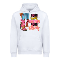 White Good shoes take you to good places black fashion g Urban Hoodie - RanaPortraitStore