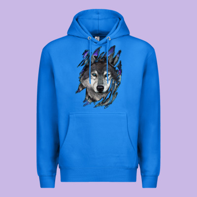 Premium Hoodie Wolf scratch mark