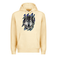 Pina Colada Wolf scratch mark Premium Hoodie - RanaPortraitStore