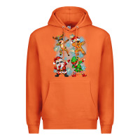 Carrot dabbing christmas Premium Hoodie - Zillion Design Studio