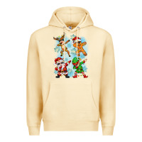 Pina Colada dabbing christmas Premium Hoodie - Zillion Design Studio