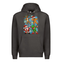 Smoke dabbing christmas Premium Hoodie - Zillion Design Studio