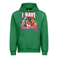 Emerald I have two moods sneaker and heels Urban Hoodie - RanaPortraitStore