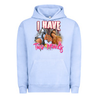 Pigment Grape Ice I have two moods sneaker and heels Urban Hoodie - RanaPortraitStore