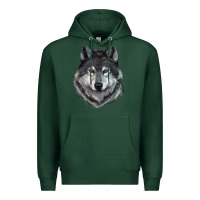 Sports Green Wolf Premium Hoodie - RanaPortraitStore