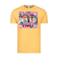 Vintage Mustard Breast Cancer Together Fight Vintage Tee - Artiststas