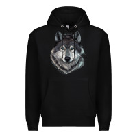 Black Wolf Premium Hoodie - RanaPortraitStore