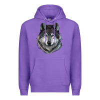 Purple Wolf Premium Hoodie - RanaPortraitStore