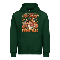 Forest Green Have a melanin Christmas black girl sneakers Urban Hoodie - RanaPortraitStore