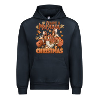 Navy Have a melanin Christmas black girl sneakers Urban Hoodie - RanaPortraitStore