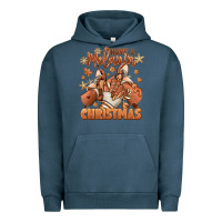 Pigment Midnight Navy Have a melanin Christmas black girl sneakers Urban Hoodie - RanaPortraitStore