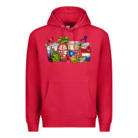 Cardinal puerto rico coffee cups Premium Hoodie - texasbilliewilder