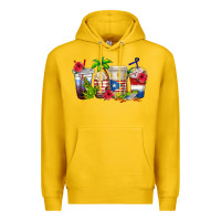 Lemon puerto rico coffee cups Premium Hoodie - texasbilliewilder
