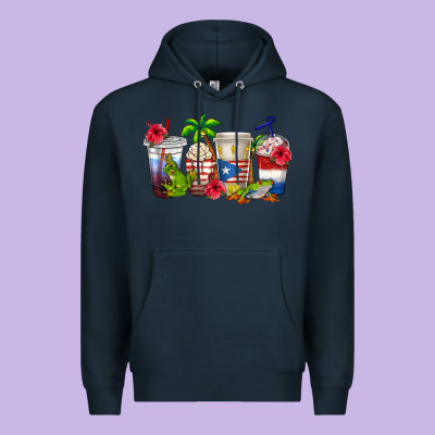 Premium Hoodie puerto rico coffee cups