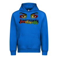 Cobalt Juneteenth eyes Urban Hoodie - RanaPortraitStore