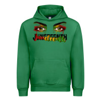 Emerald Juneteenth eyes Urban Hoodie - RanaPortraitStore