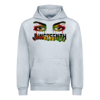 Heather Grey Juneteenth eyes Urban Hoodie - RanaPortraitStore