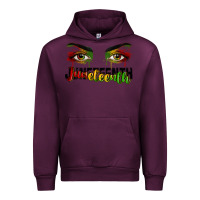 Mauve Wine Juneteenth eyes Urban Hoodie - RanaPortraitStore