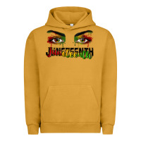 Pigment Peanut Butter Juneteenth eyes Urban Hoodie - RanaPortraitStore