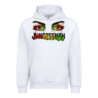 White Juneteenth eyes Urban Hoodie - RanaPortraitStore