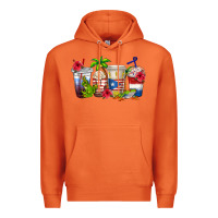 Carrot puerto rico coffee cups Premium Hoodie - texasbilliewilder