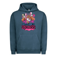 Pigment Midnight Navy Just a girl obsessed with sneakers Urban Hoodie - RanaPortraitStore