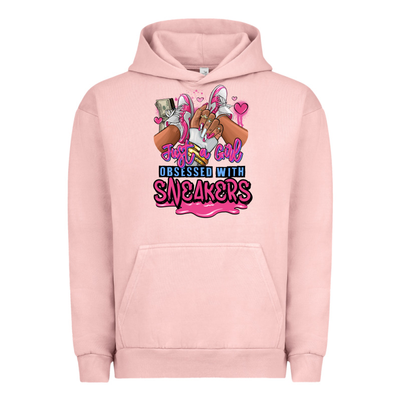 Just A Girl Obsessed With Sneakers Urban Hoodie by RanaPortraitStore | Teevron
