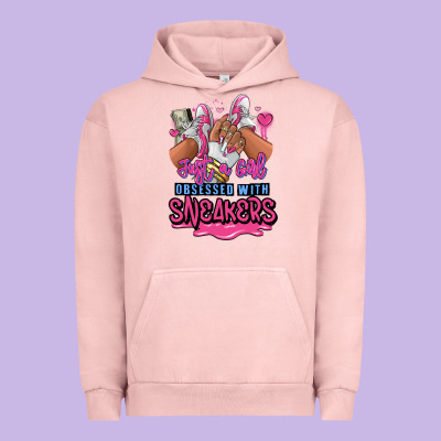 Urban Hoodie Just a girl obsessed with sneakers