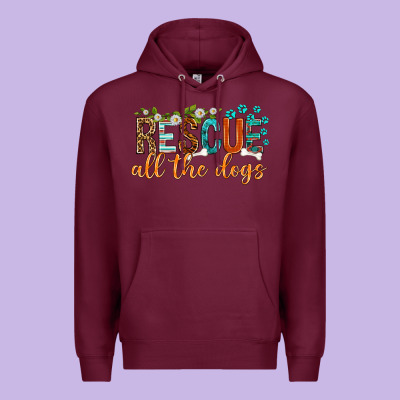 Premium Hoodie rescue all the dogs