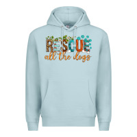 Blue Mist rescue all the dogs Premium Hoodie - texasbilliewilder