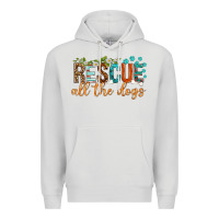 Dove Grey rescue all the dogs Premium Hoodie - texasbilliewilder