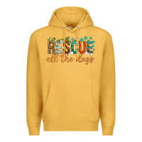 Mustard rescue all the dogs Premium Hoodie - texasbilliewilder