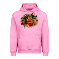 Fuchsia Pink Juneteenth black girl sneakers Urban Hoodie - RanaPortraitStore