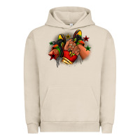 Pigment French Oak Juneteenth black girl sneakers Urban Hoodie - RanaPortraitStore