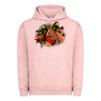 Pigment Salmon Juneteenth black girl sneakers Urban Hoodie - RanaPortraitStore