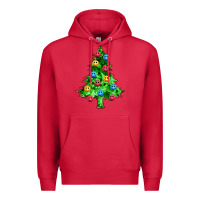 Cardinal sequin's christmas tree Premium Hoodie - Zillion Design Studio